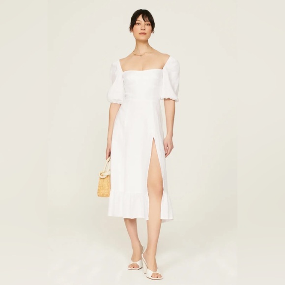 Reformation Belgium Linen Dress NWT size 2 and 4 - Picture 4 of 15